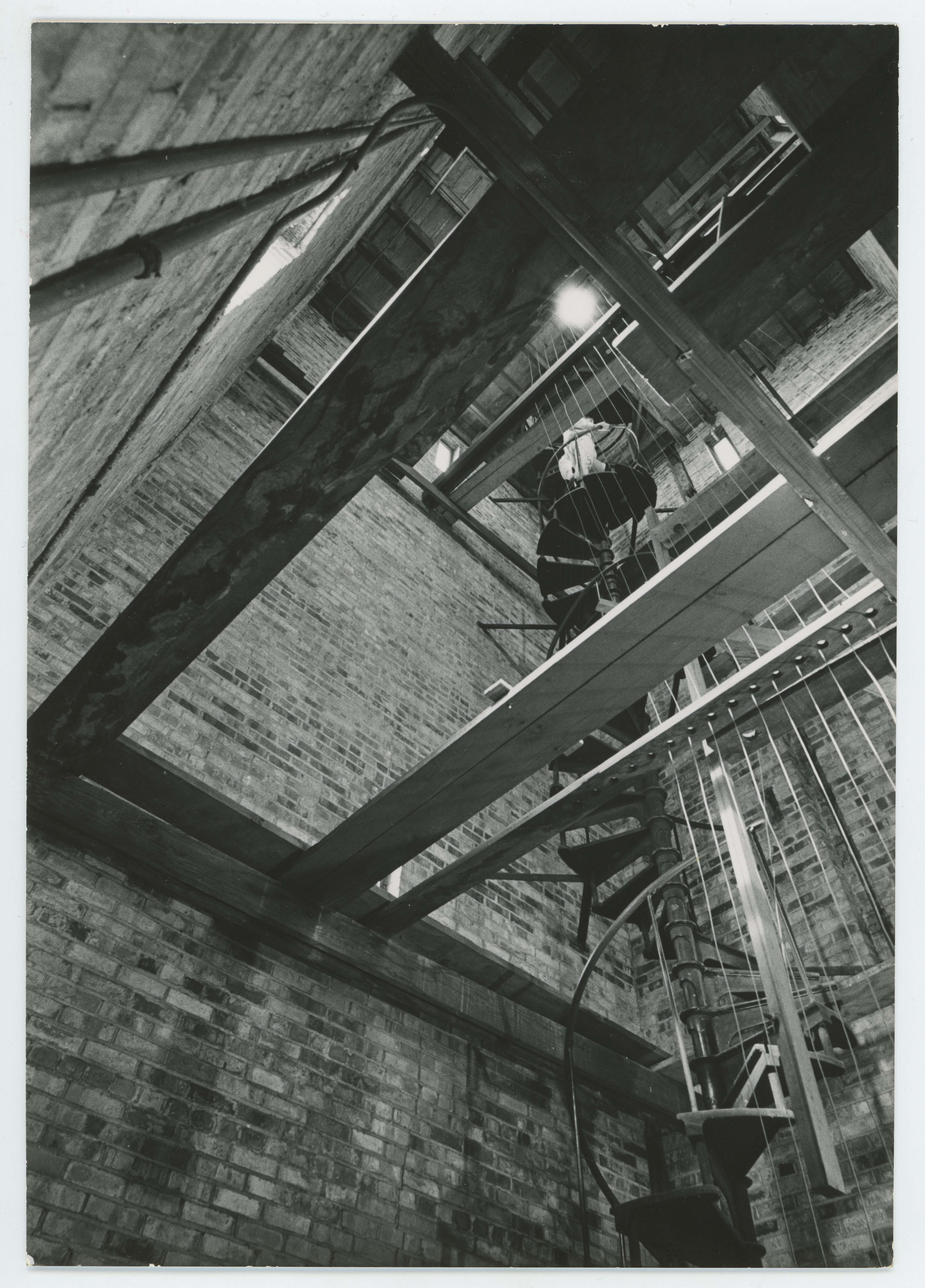 Campanile's interior spiral staircase