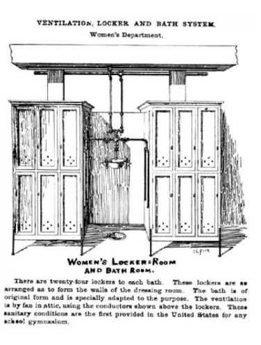 Women's Gym locker room