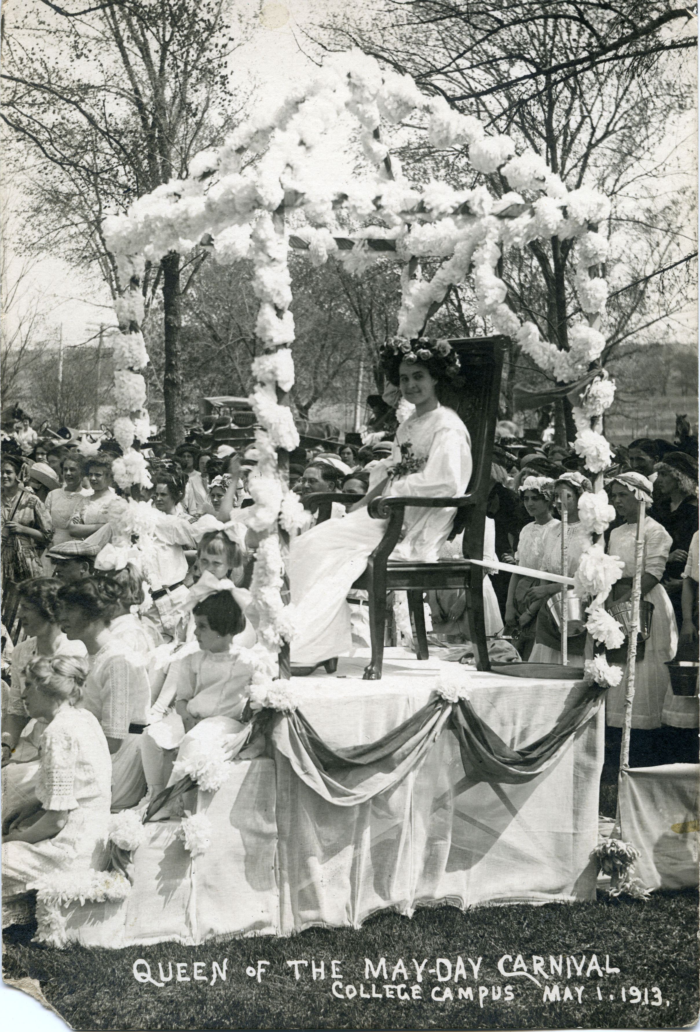 Mrs. Walters as May Queen