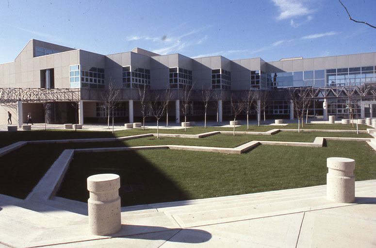 Kamerick Art Building and lawn