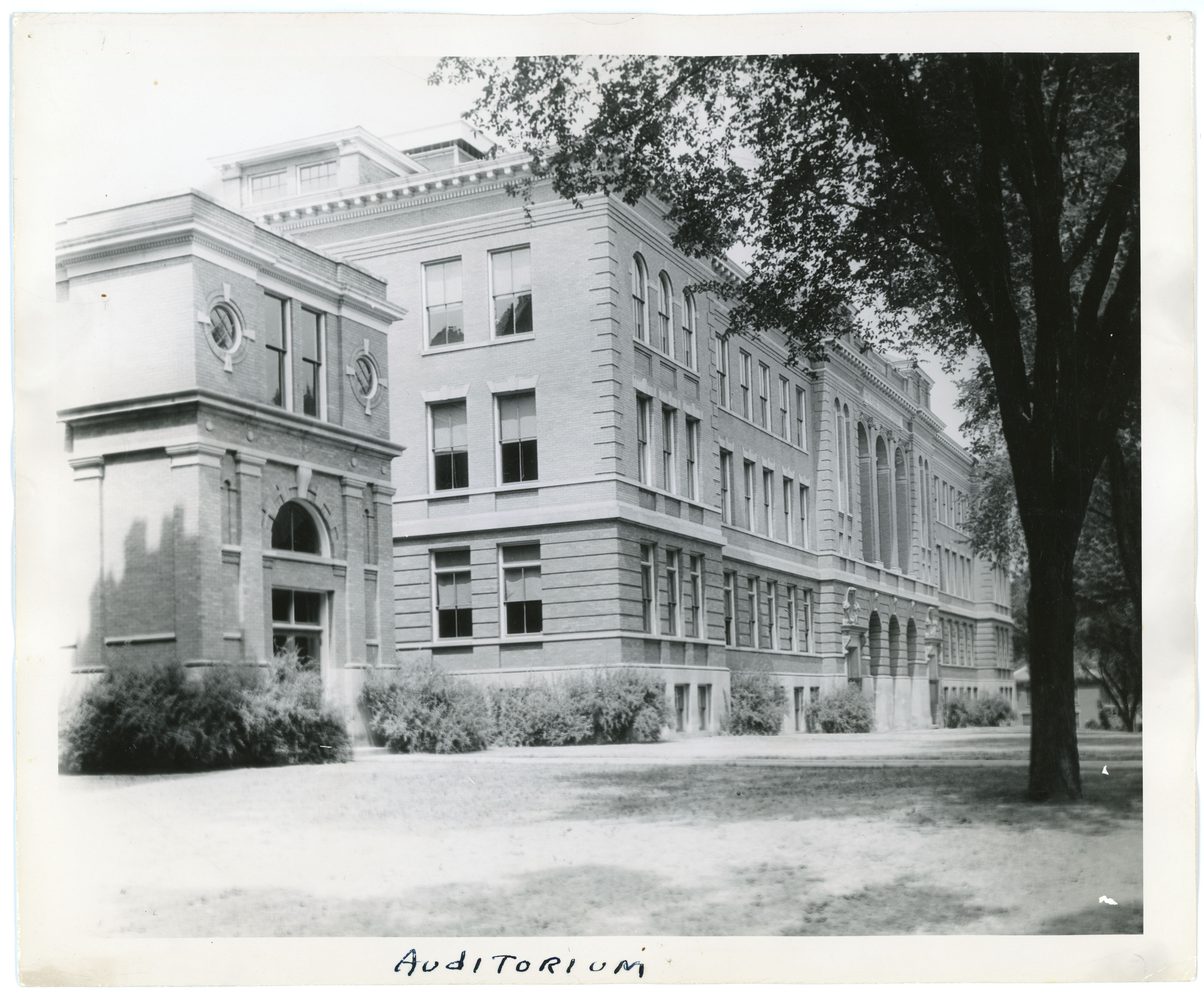 Lang Hall with the Crossroads to the left