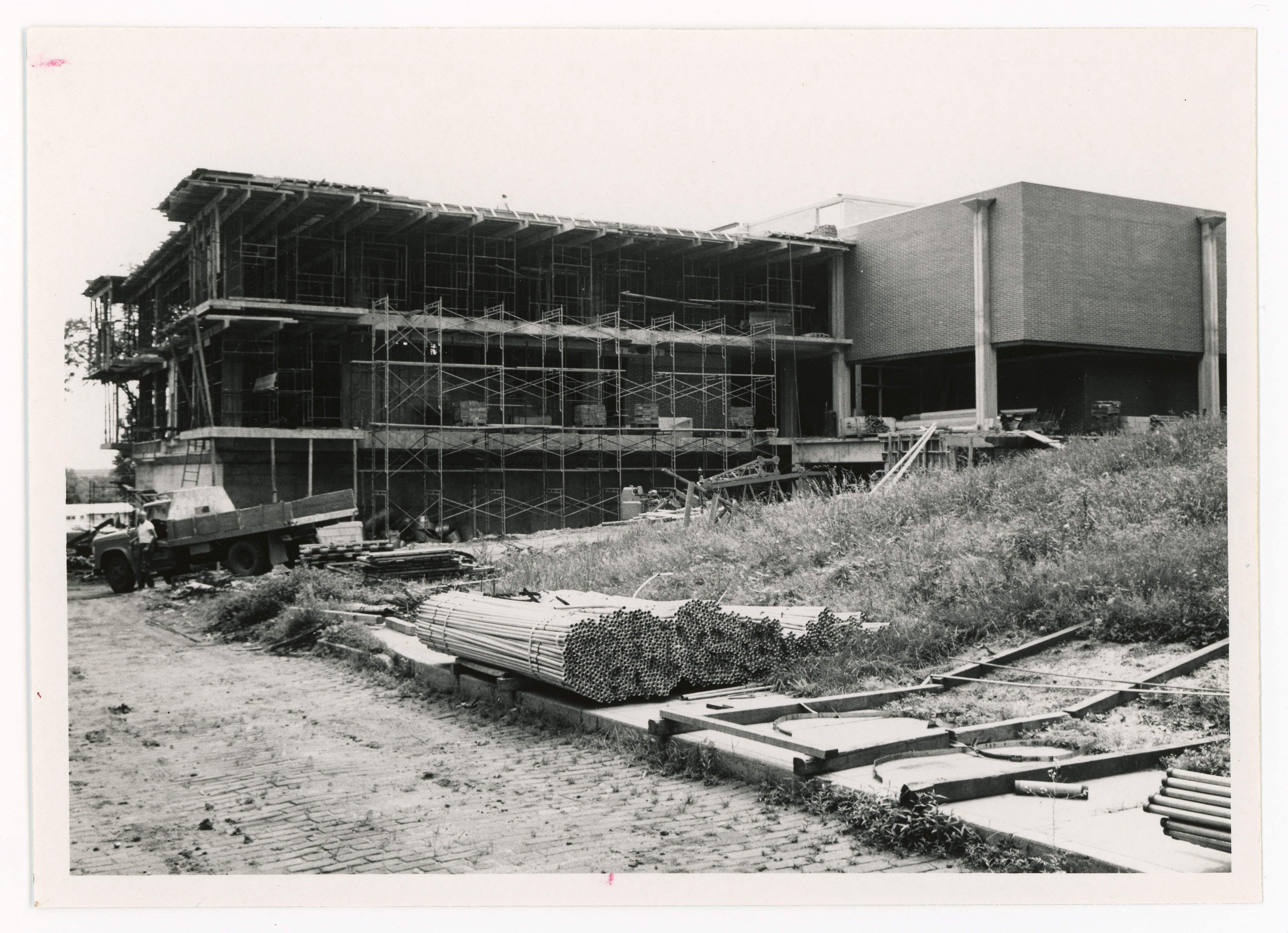 Science Building under construction