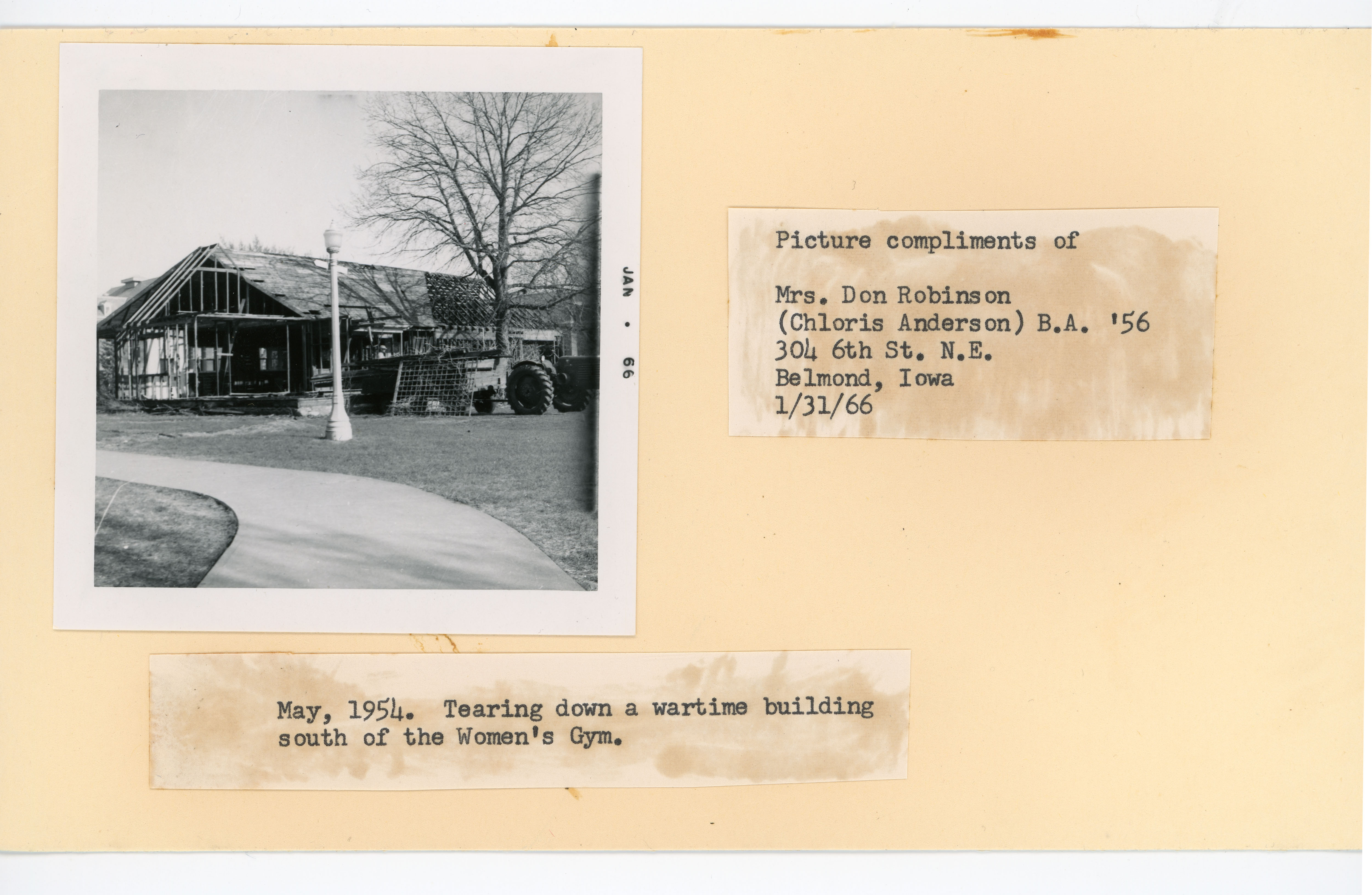 Demolition of the Nursery School