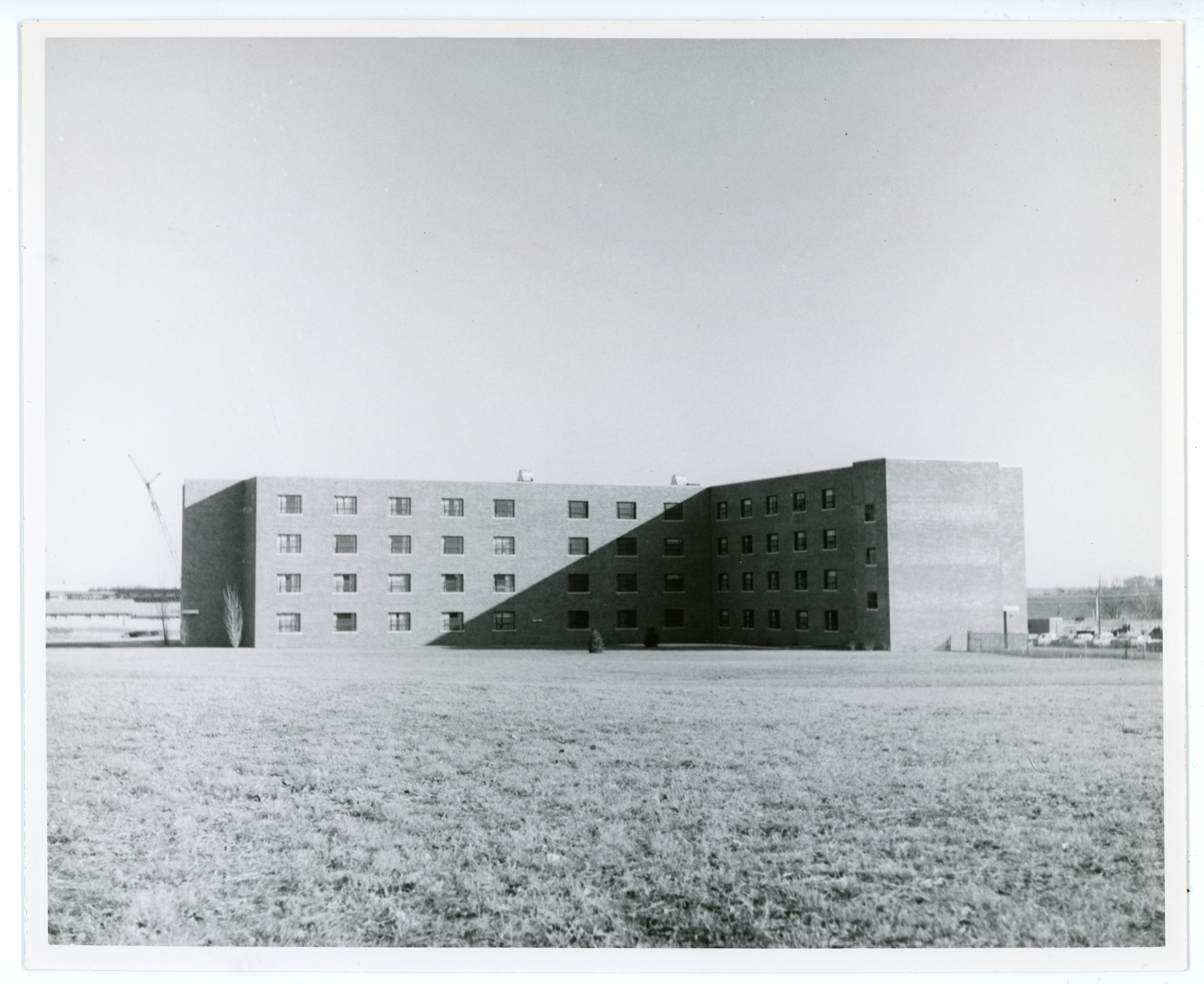 Rider Hall shortly after completion, circa 1960s