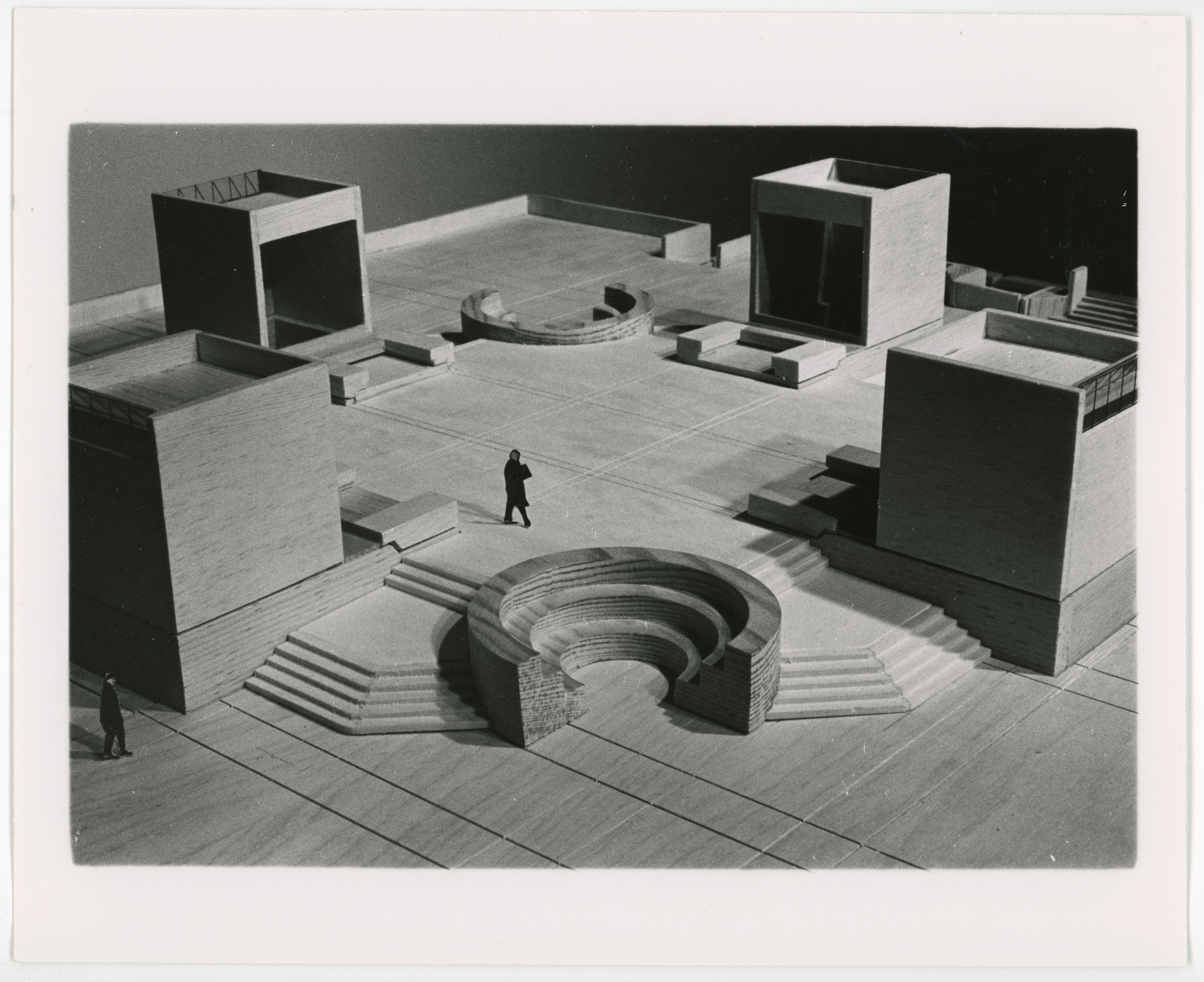 Model of the Union with seating facing outward