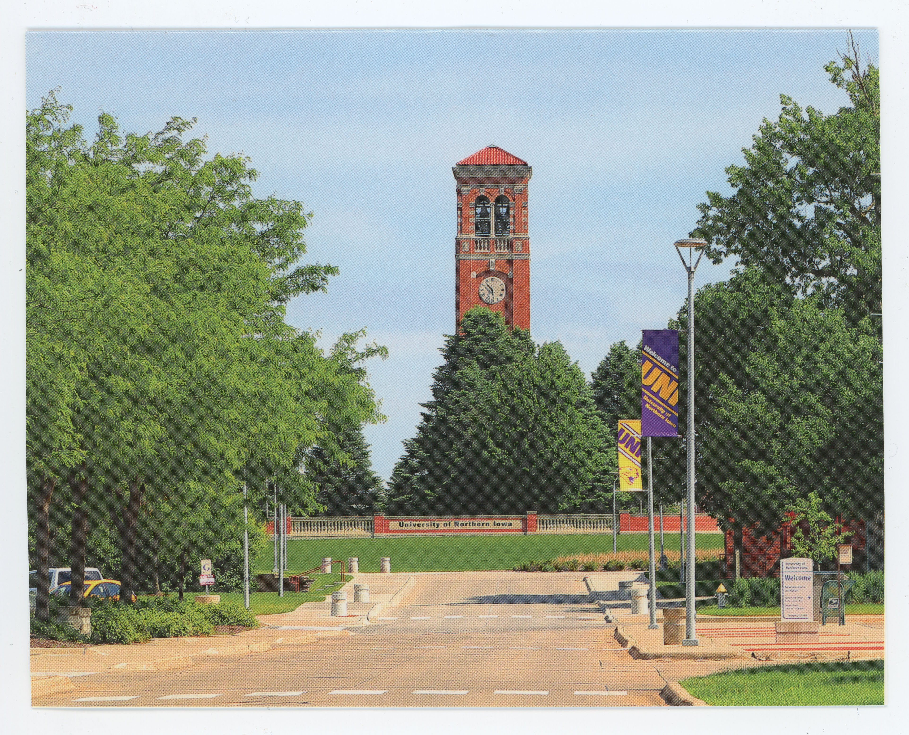 Campanile at end of Campus Street