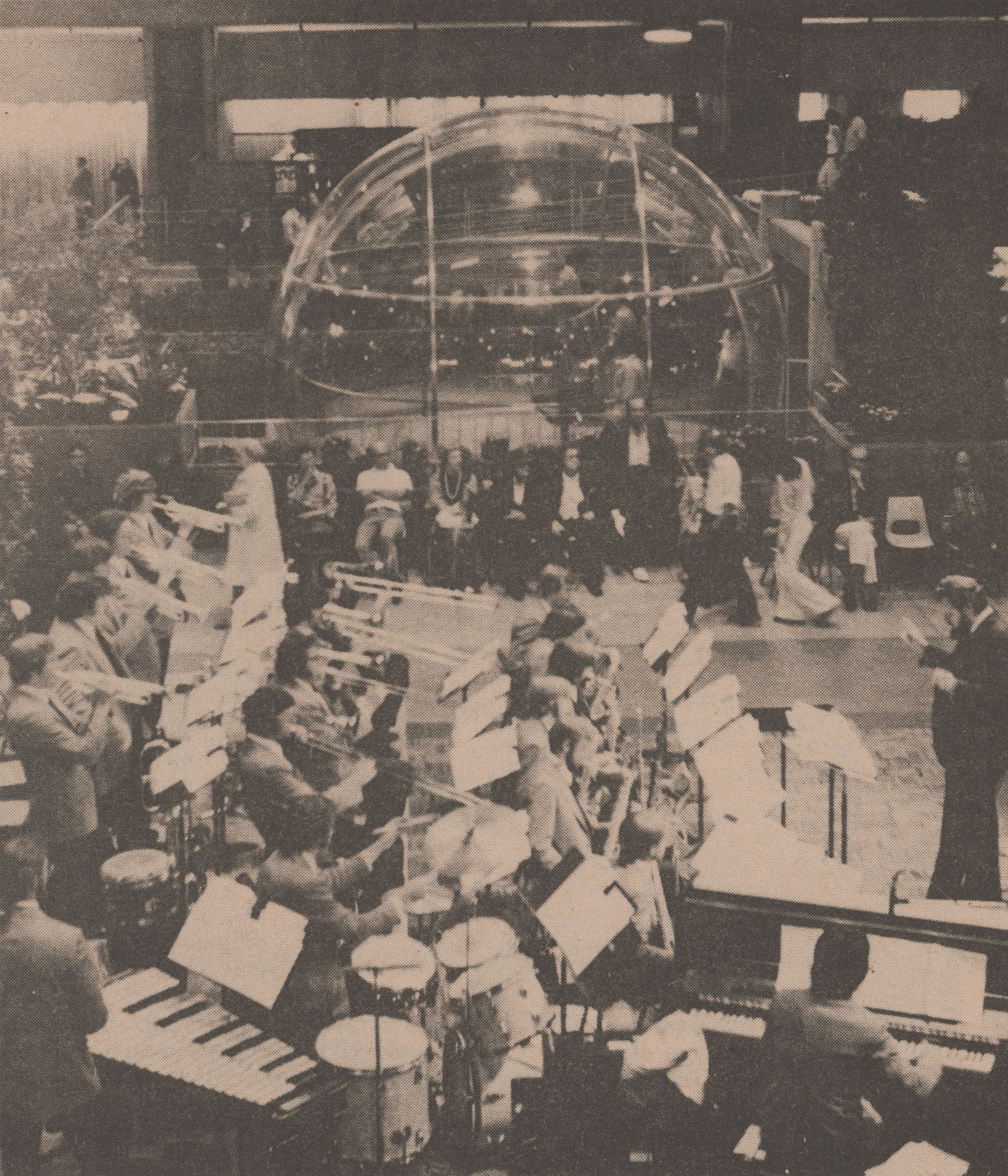 Ashley Alexander directing Jazz Band One at Expo '74
