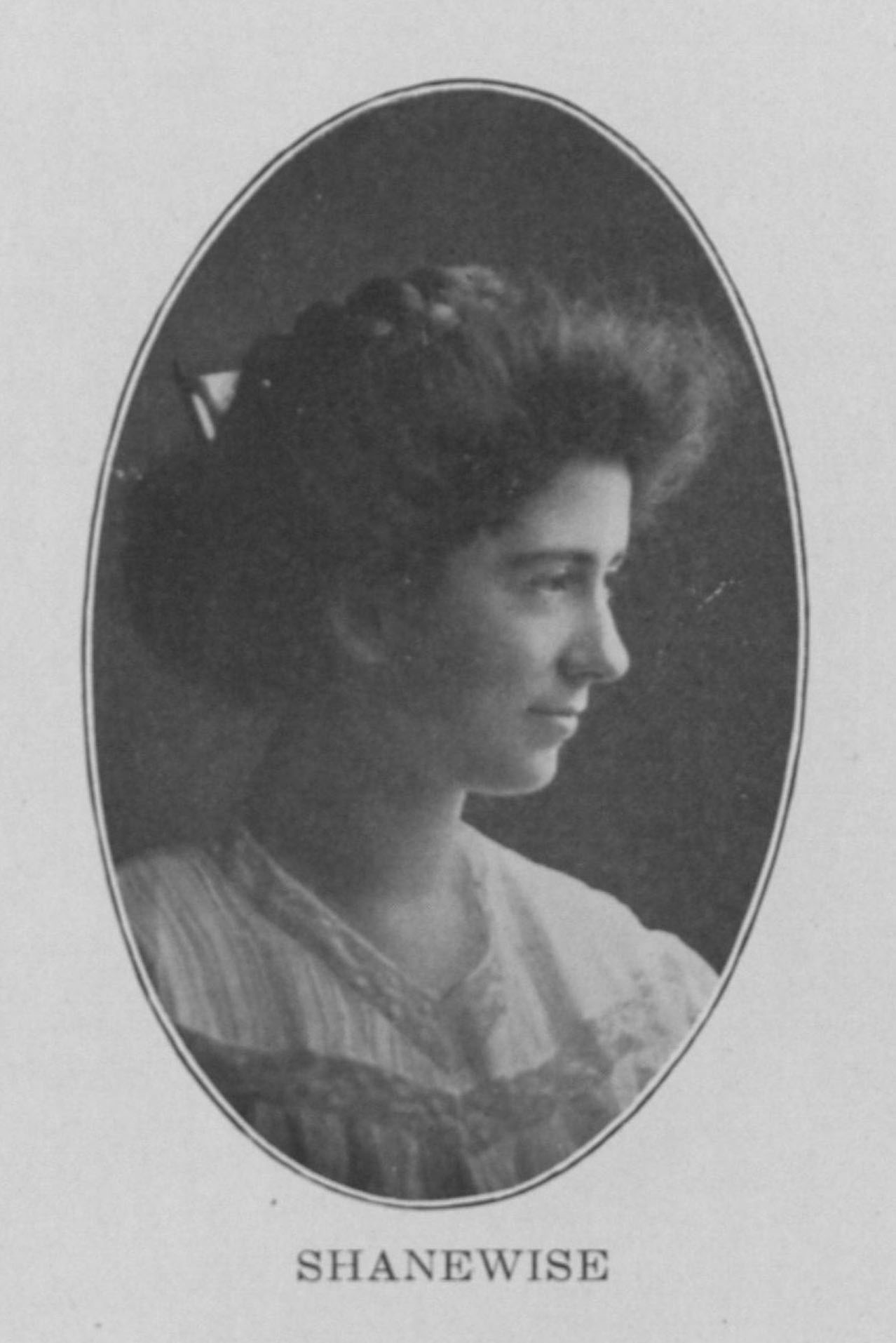 Lenore Shanewise, Class of 1909.