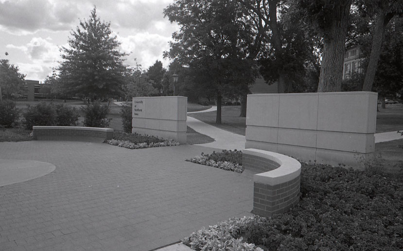 Gateway on the corner of University Ave and College St.