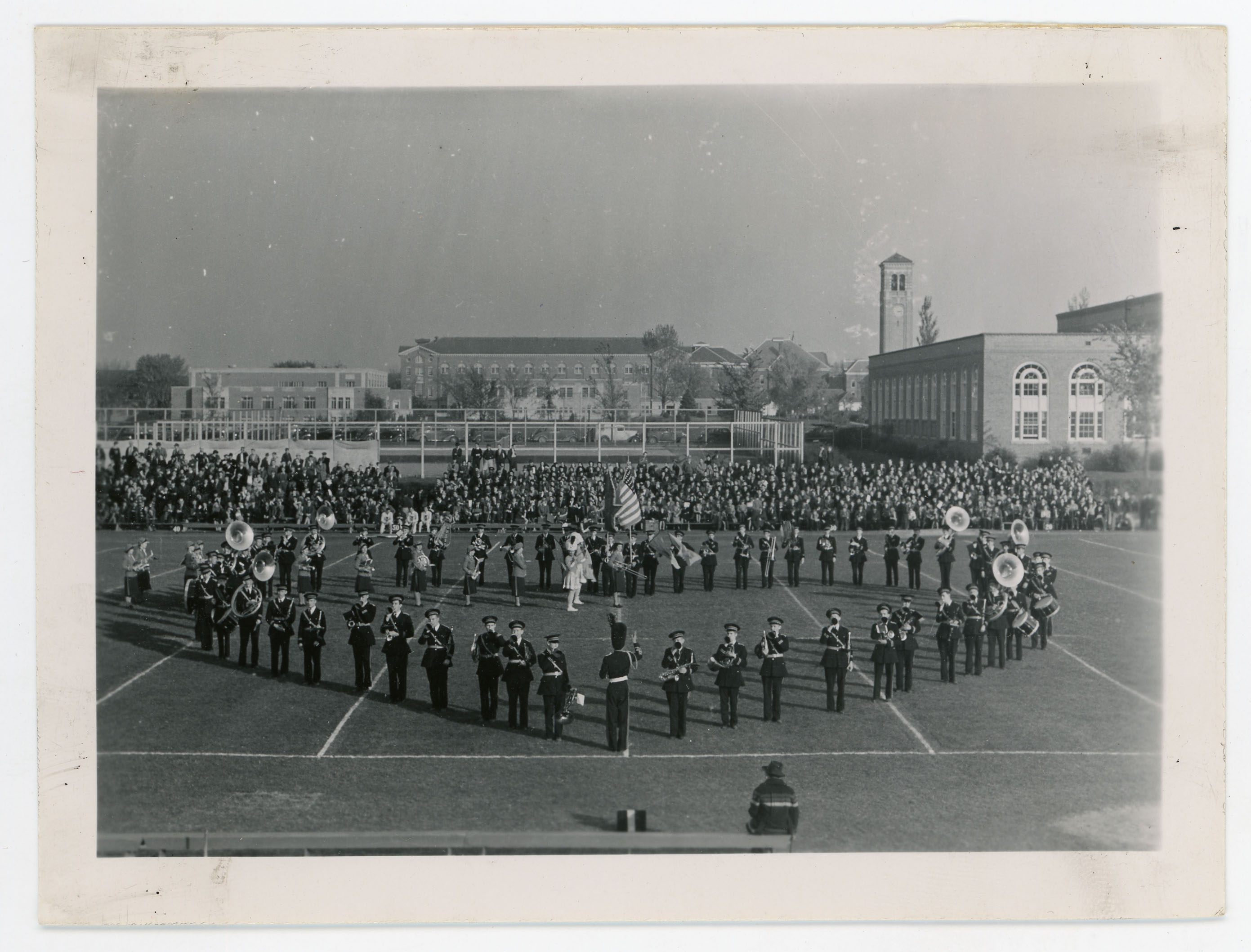 Marching Band performing