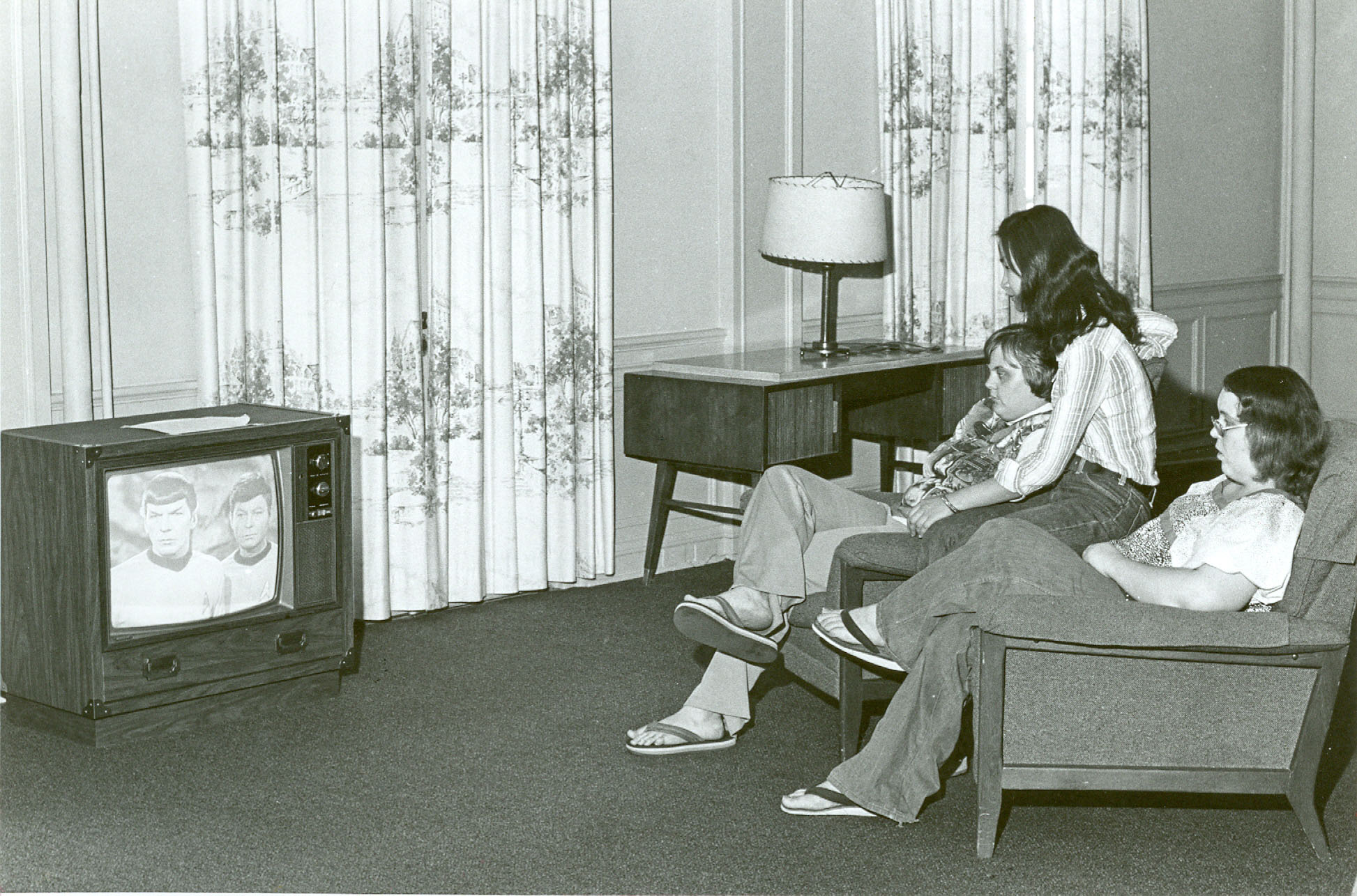 Television in Bartlett Hall Green Lounge