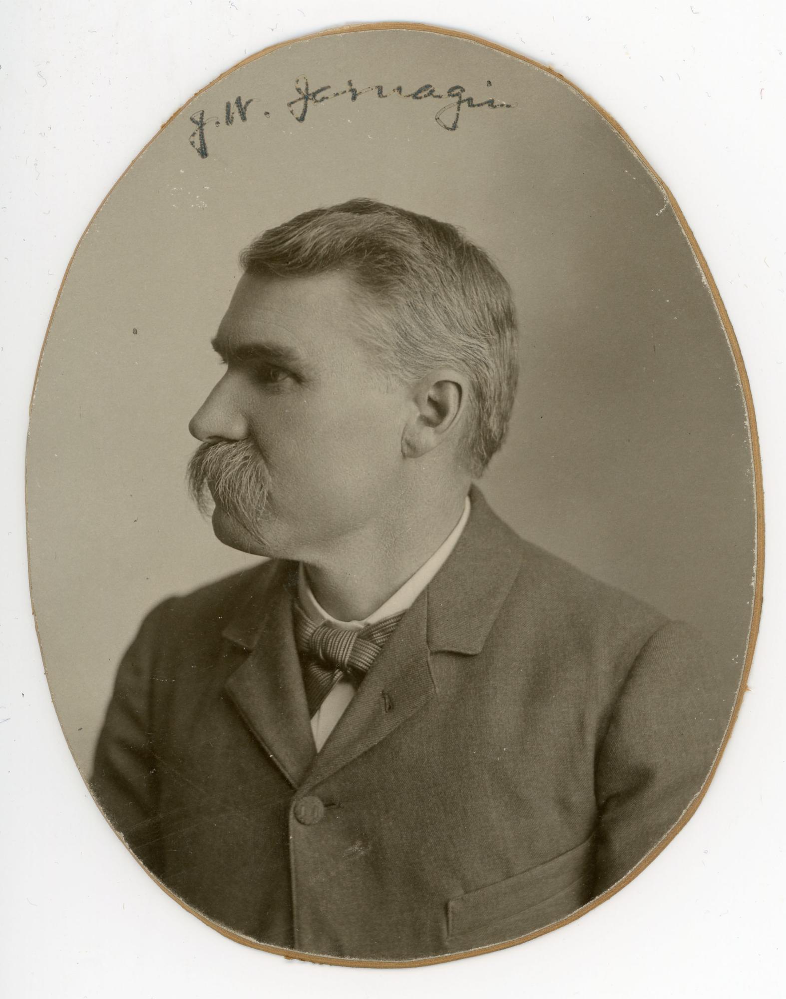 Headshot of J.W. Jarnagin in profile