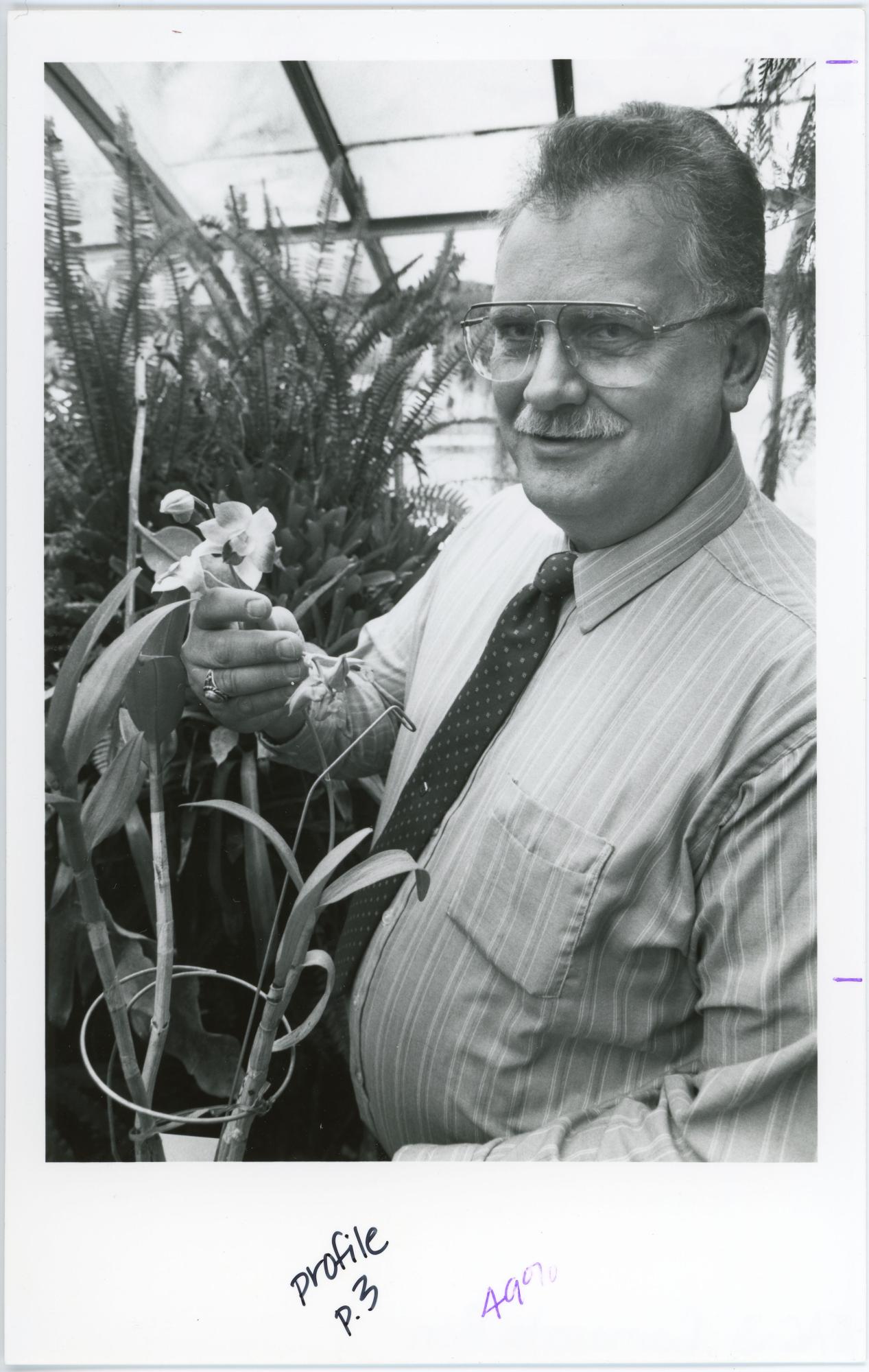 Ryan "Ron" Camarata in the Greenhouse