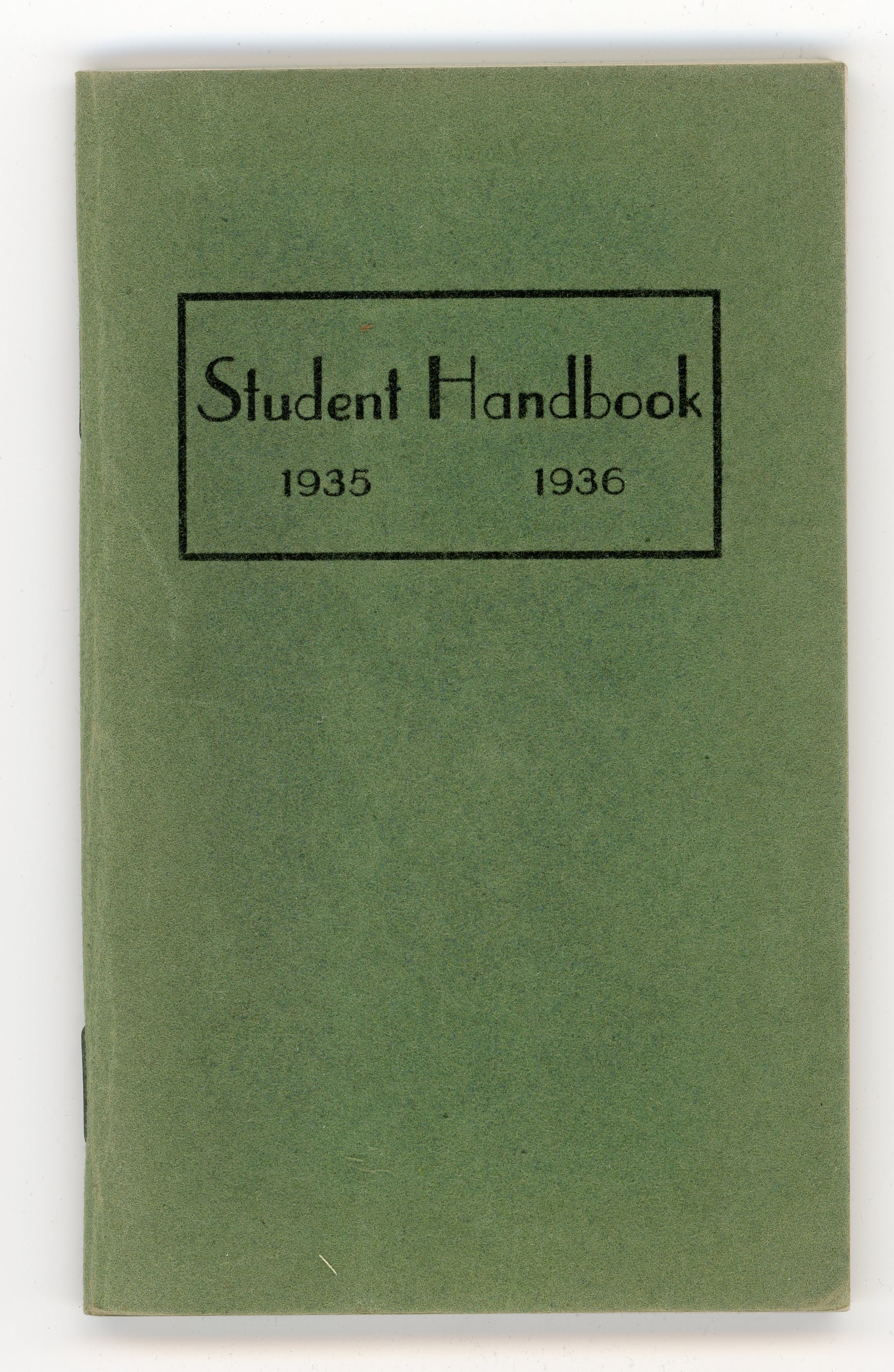 Student Handbook 1935-36
