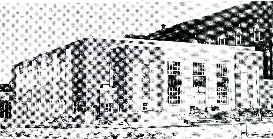 Women's Gymnasium pool under construction