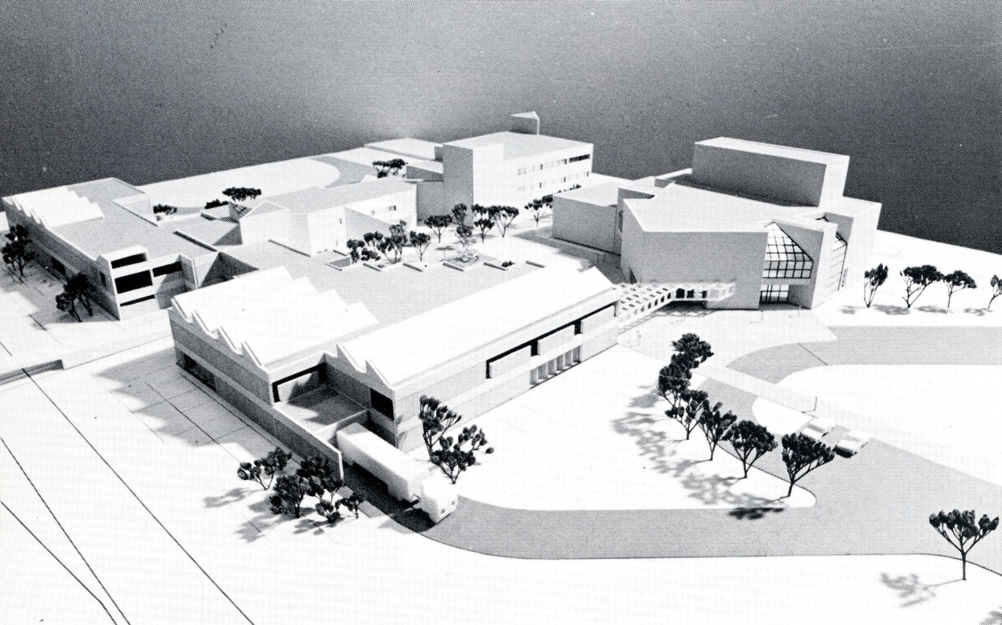 Architectural model of the Speech/Art Complex