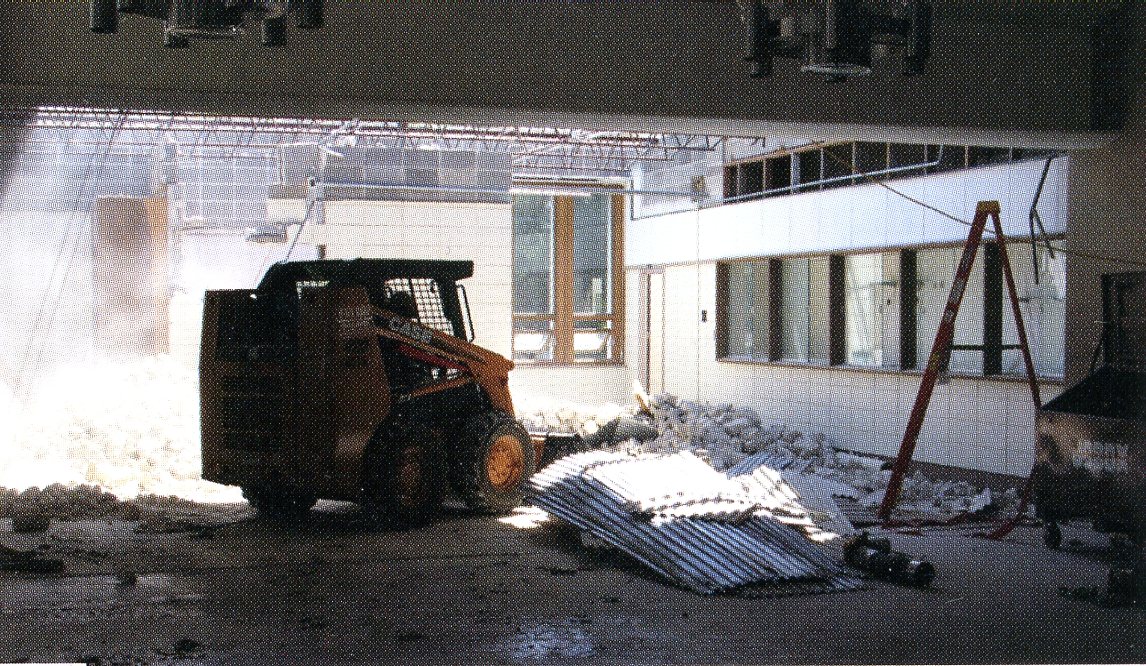 The Blue Lounge in the midst of renovation, 2007