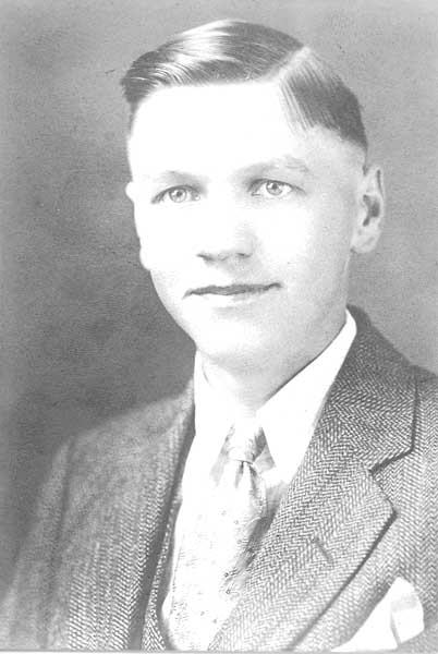 George Leroy Blumer, high school graduation.