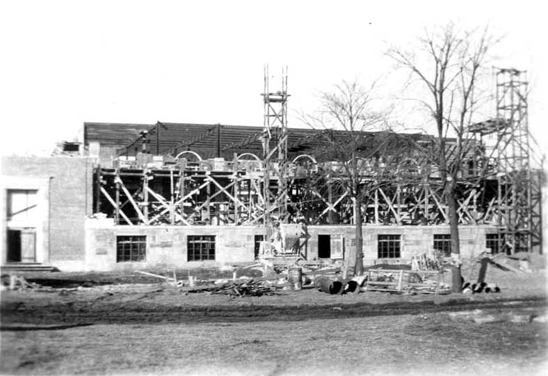 The Commons under construction.