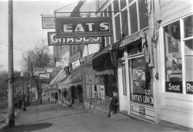 College Hill in 1933.