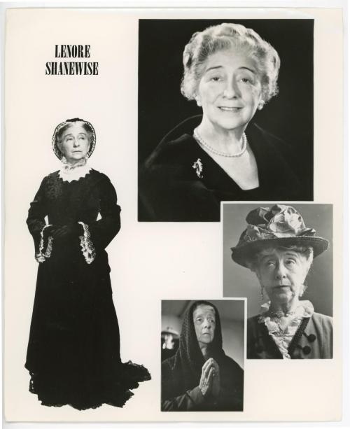 Lenore Shanewise publicity montage.
