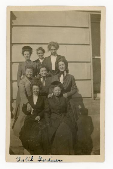 Women posing for photo