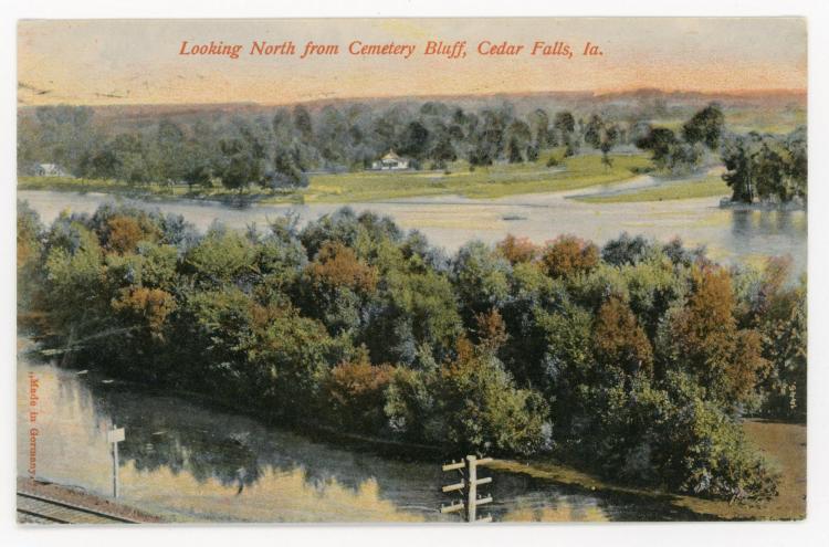 Looking North Postcard