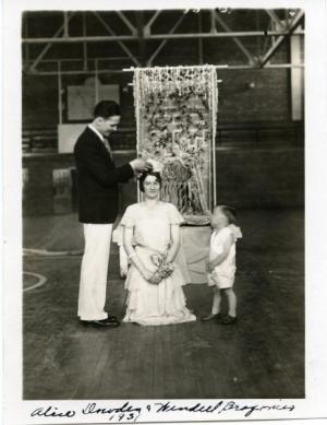 May Day Queen being Crowned