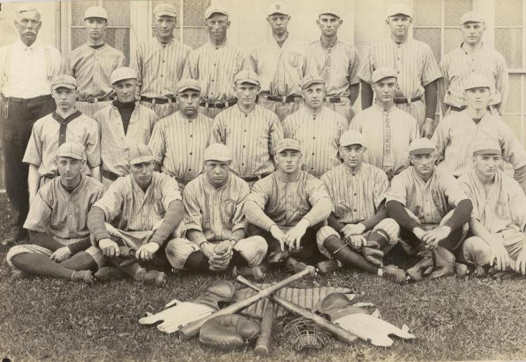 Baseball team, about 1919