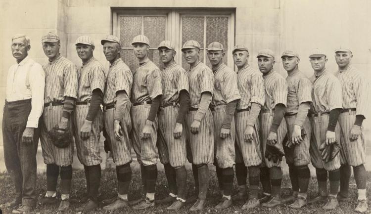 Baseball team, about 1919