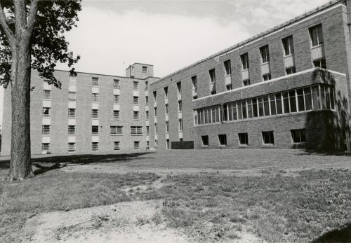 Baker Hall South Side, 1974