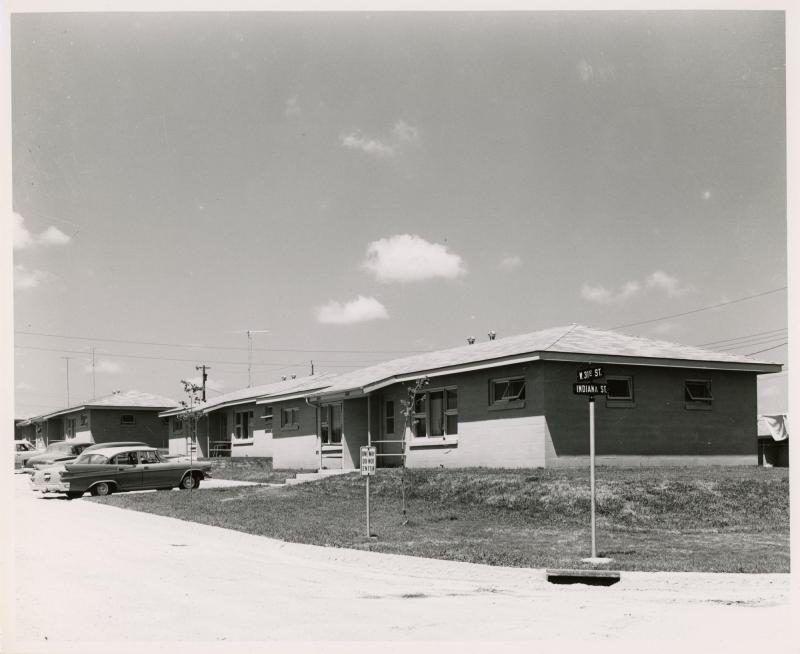 Photograph of a College Courts unit