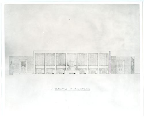 Architectural sketch of the Commons renovation