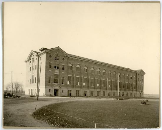 Exterior photo of the East Gymnasium