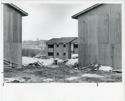 New Hillside Courts units under construction