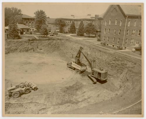 Excavation at the new Union site