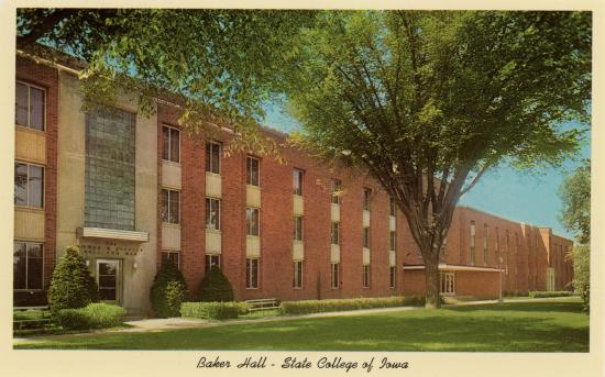 Baker Hall Postcard