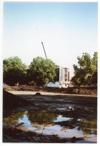 Photo of Panther Village Phase II construction site before construction began