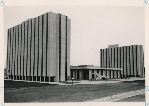 Exterior photo of the Towers Complex