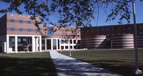 Exterior of the Curris Business Building