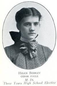 Yearbook photo of Clara Seerley