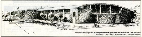 Architectural sketch of new Nielsen Fieldhouse