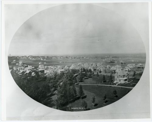 Aerial photograph of College Hill