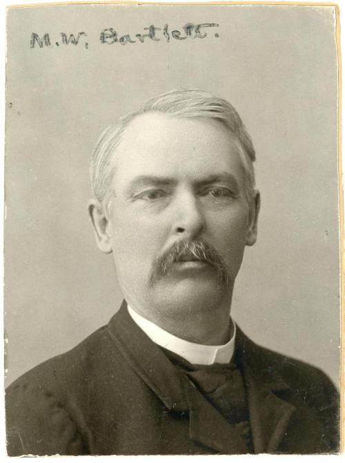 Headshot of Moses Willard Bartlett, undated.