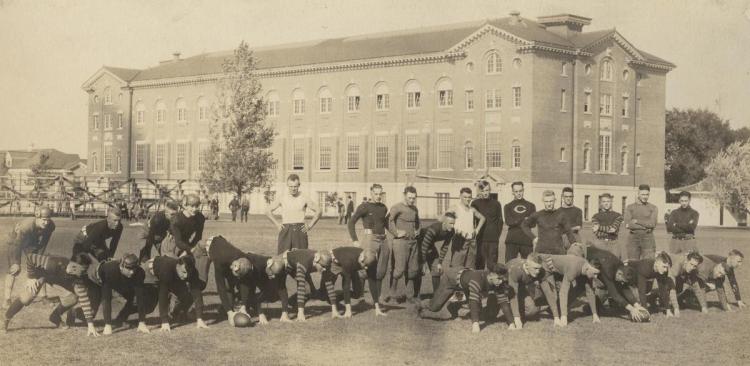 Football team, about 1919