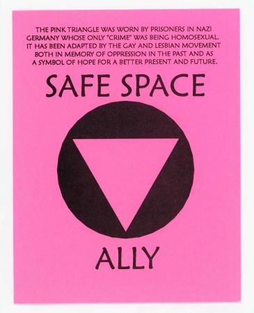 A Safe Space Sign 
