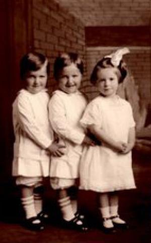 Richard, Robert, and Ernestine Sucher, about 1914