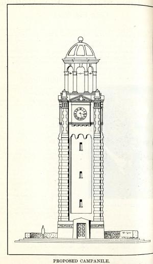Early sketch of the Campanile