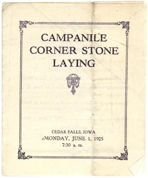 Campanile cornerstone laying program