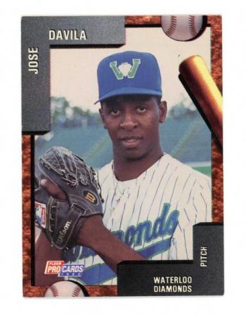 Jose Davila baseball card